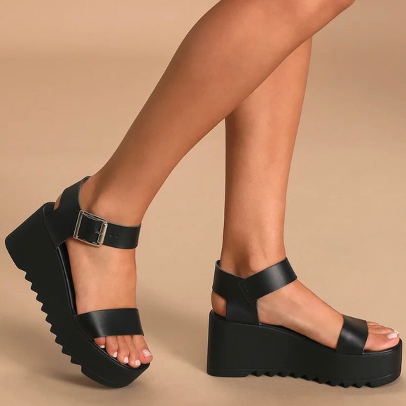 lake platform wedge sandal